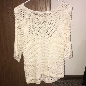 Off White netted top